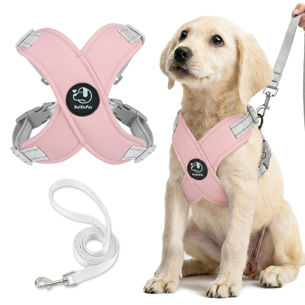 No Pull Dog Harness - Reflective Dog Vest Harness Leash Set