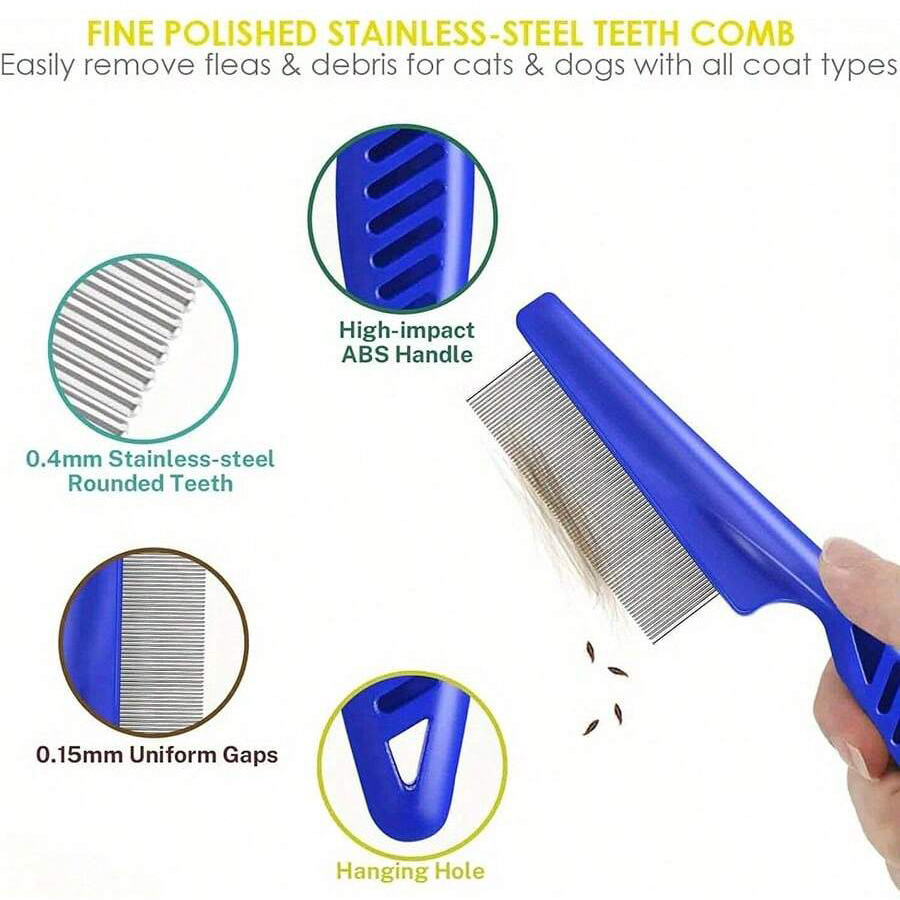 4Pcs/6Pcs Pet Comb Flea Comb F - Pet Supplies Dropshipping review and price