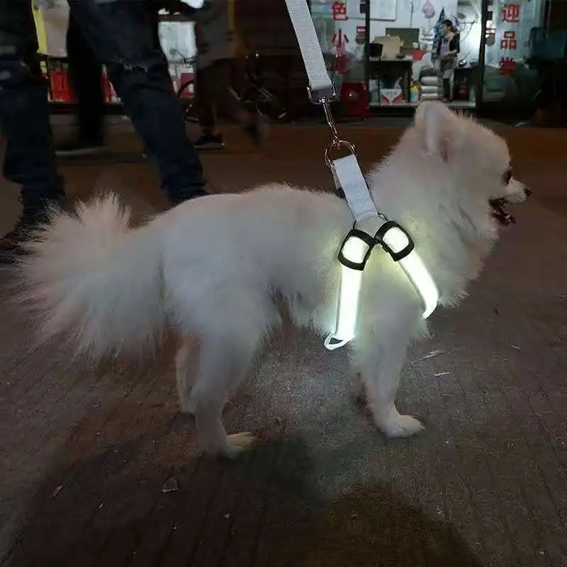 Adjustable LED Dog Harness No  - No Pull Dog Harness review and price