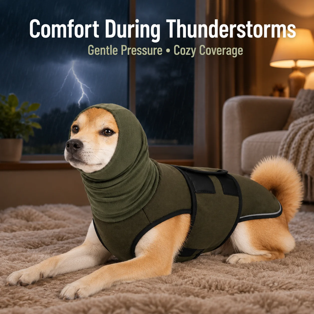 Adjustable Dog Calming Shirt S - Dog Anxiety Vest review and price