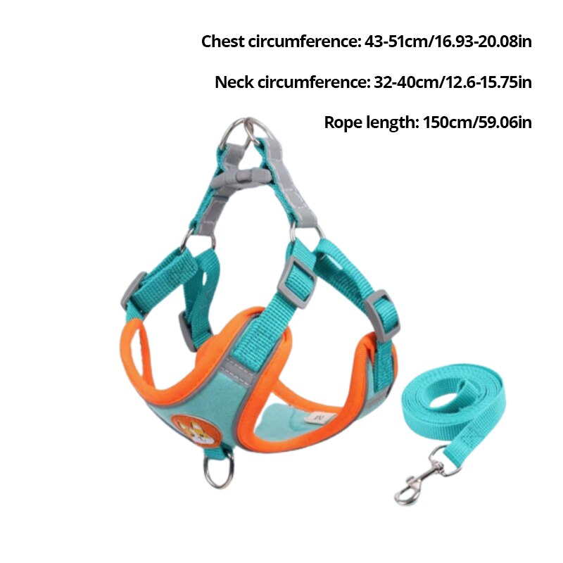 Adjustable Reflective Dog Harn - No Pull Dog Harness review and price