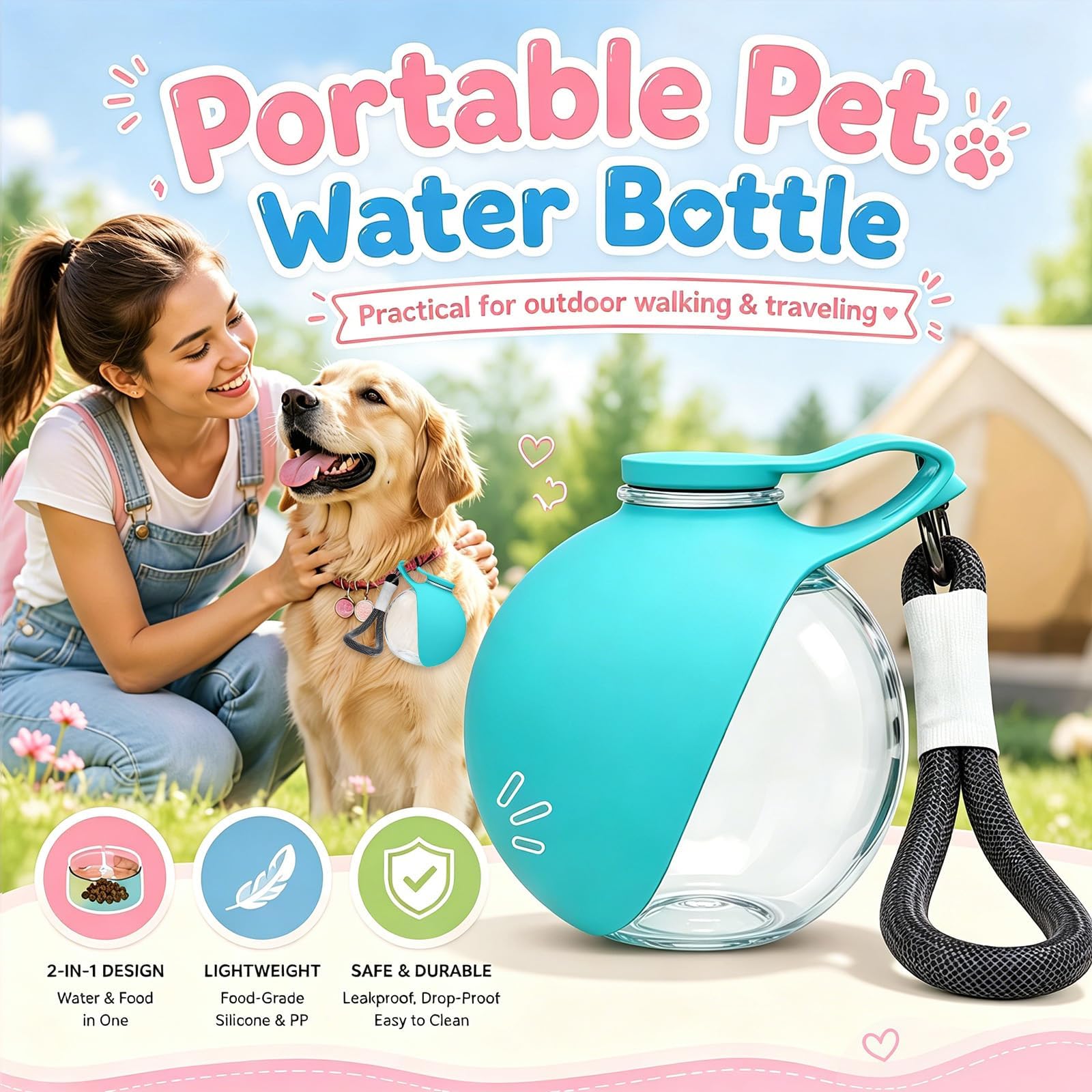 New 2026 2 in 1 Portable Dog W - Pet Supplies Dropshipping review and price