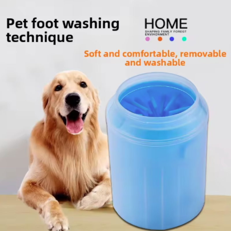 Dog Paw Cleaner Cup Soft Silic - Pet Supplies Dropshipping review and price