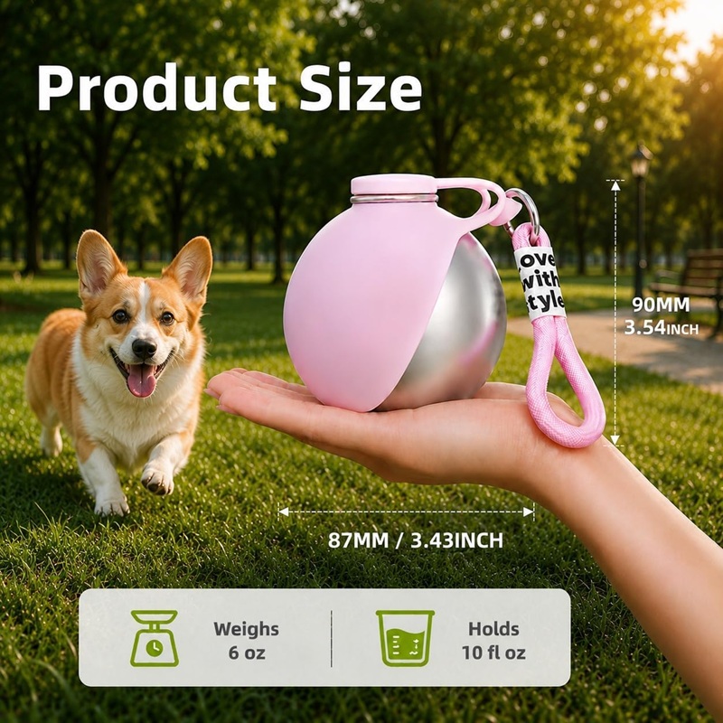 Dog Water Bottle Stainless Ste - Pet Supplies Dropshipping review and price