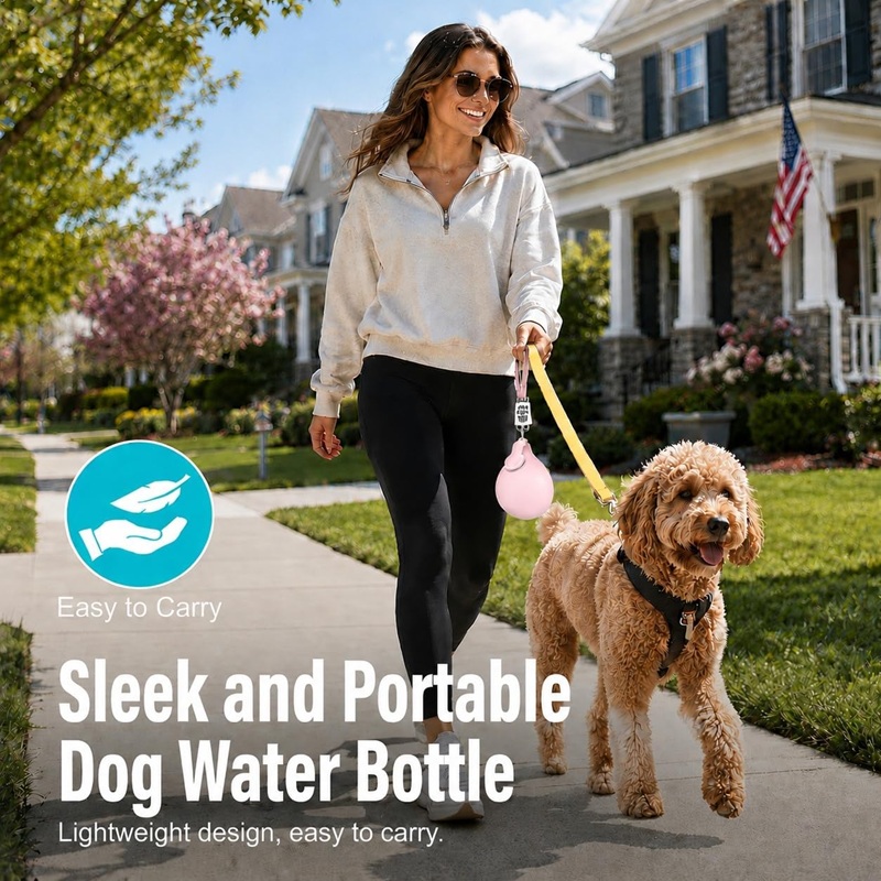 Dog Water Bottle Stainless Ste - Pet Supplies Dropshipping review and price