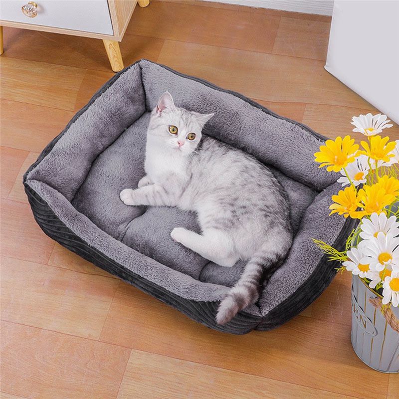 AEA9-Grey Dog Bed Pet Square P - Pet X Supplies review and price