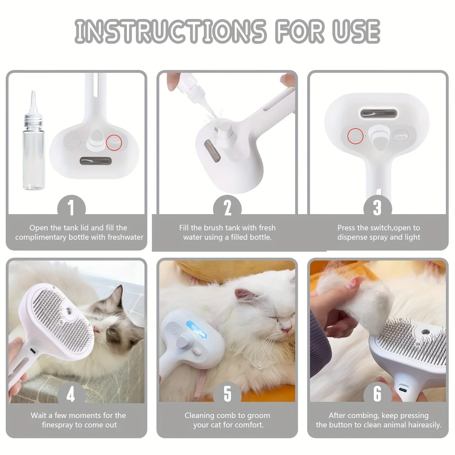 Pet Spray Hair Comb Pet Hair R - Pet Supplies Dropshipping review and price